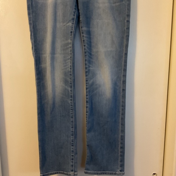 4. Lucky Brand Jeans Light Blue Ava Ankle Straight Size 2 - Picture 2 of 6